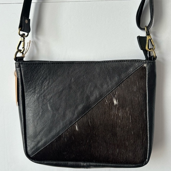 crazy heifer Handbags - New Crazy Heifer cowhide on leather Crossbody Bag